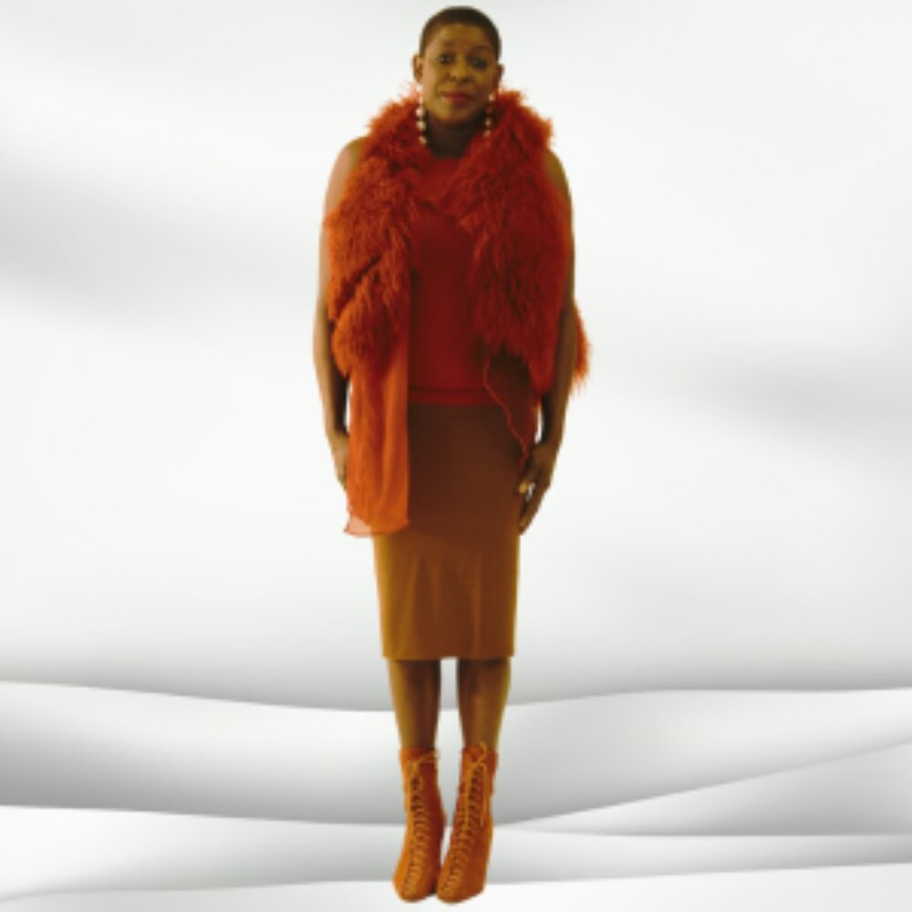 CHESTNUT MOGOLIAN VEST - Picture 7 of 10